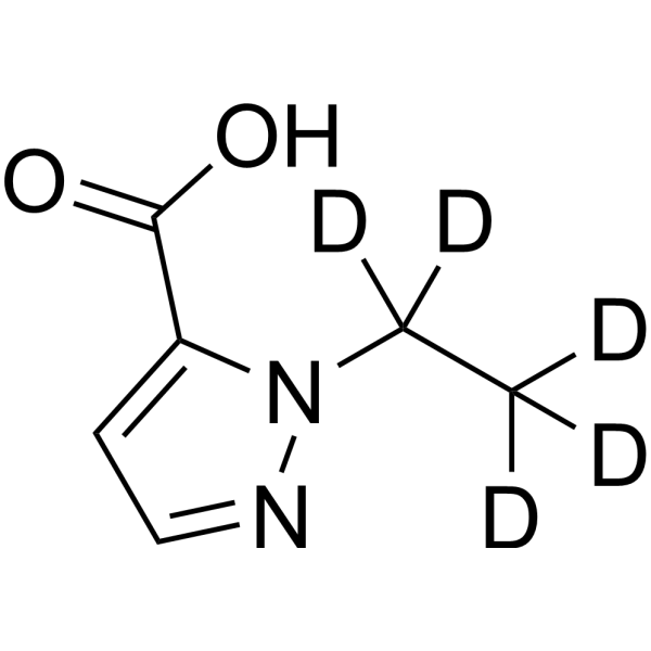 1-Ethyl-1H-pyrazole-5-carboxylic acid-d5 2735654-39-2